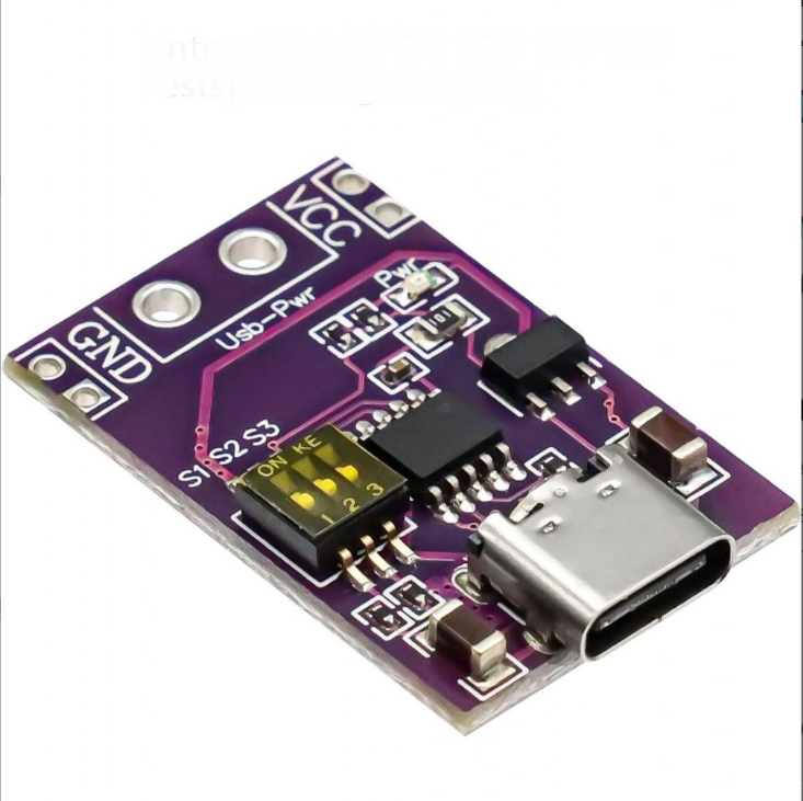 PD/QC/AFC fast charge deception Power trigger board 5V 9V 12V 15V 20V fixed voltage output