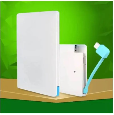 New mobile power Bank treasure super thin mini -portable silm power Bank (Without Cover)