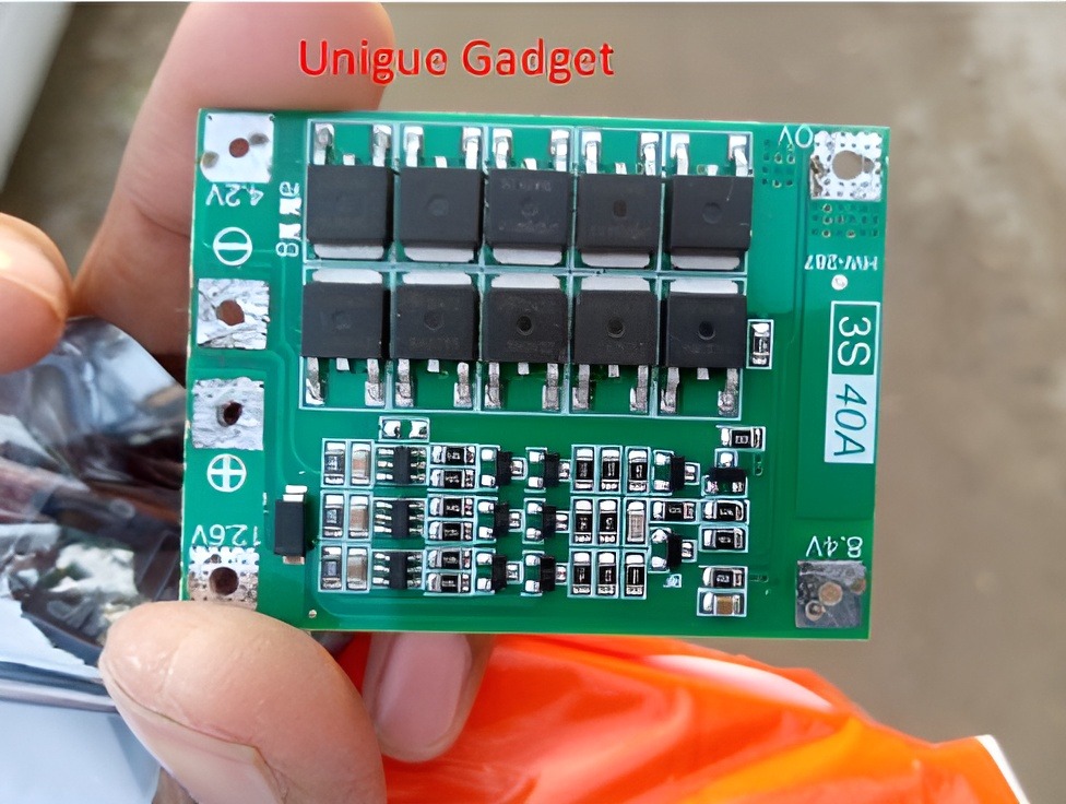 BMS 3S 40A Li-ion Battery Protection Circuit BMS Circuit Board