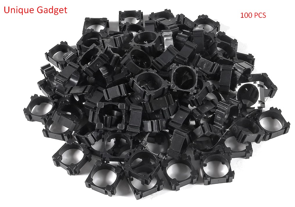 18650 Lithium Battery Holder, Plastic Battery Pack Bracket Cylindrical Cell Battery Stand Cell Spacer for DIY Fixed Battery