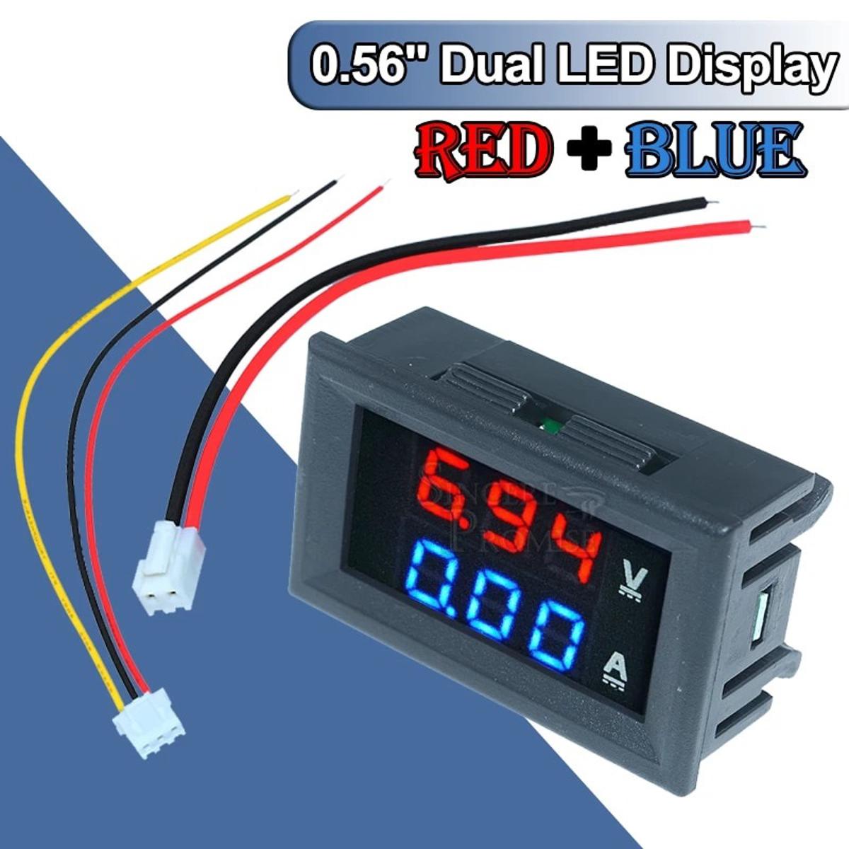 DC 0-100V 10A LCD Display Digital Voltmeter Ammeter Wattmeter Voltage Current Power Meter Volt Detector Tester 12V 24V 36V 1000W